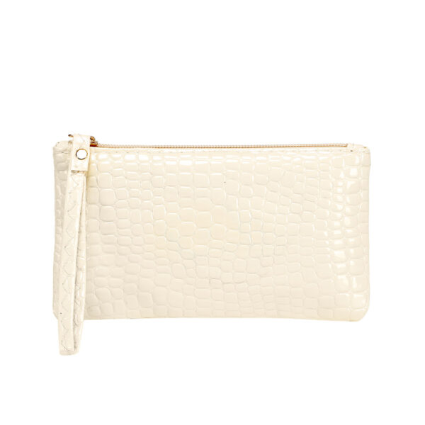 Clutch Bag, Trendy Square Handbag Faux Leather Coin Purse - Image 6