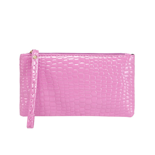 Clutch Bag, Trendy Square Handbag Faux Leather Coin Purse - Image 10