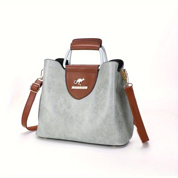 Retro-Style PU Leather Crossbody Bag for Women - Image 13