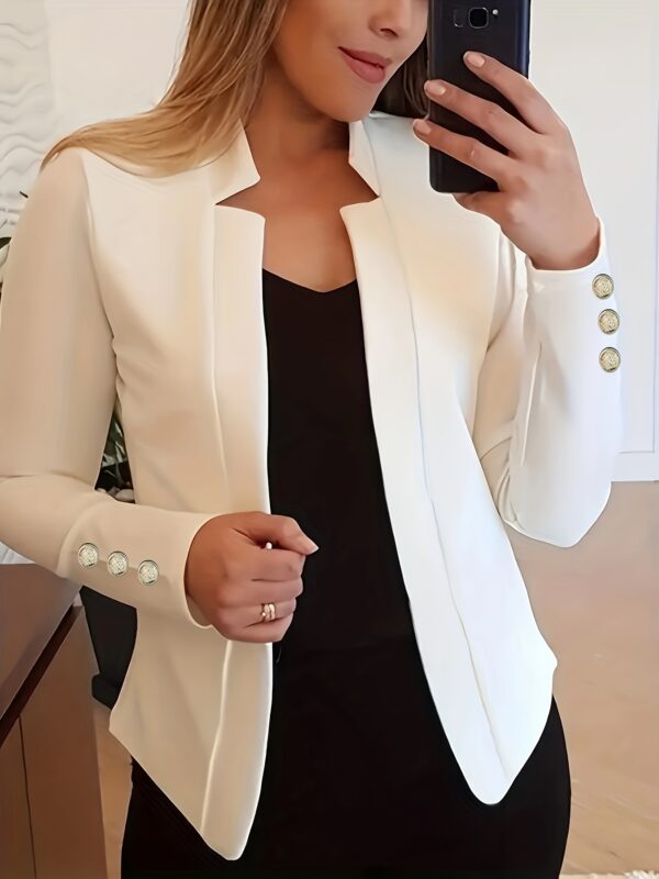 Blazer for Women, Long Sleeve Button