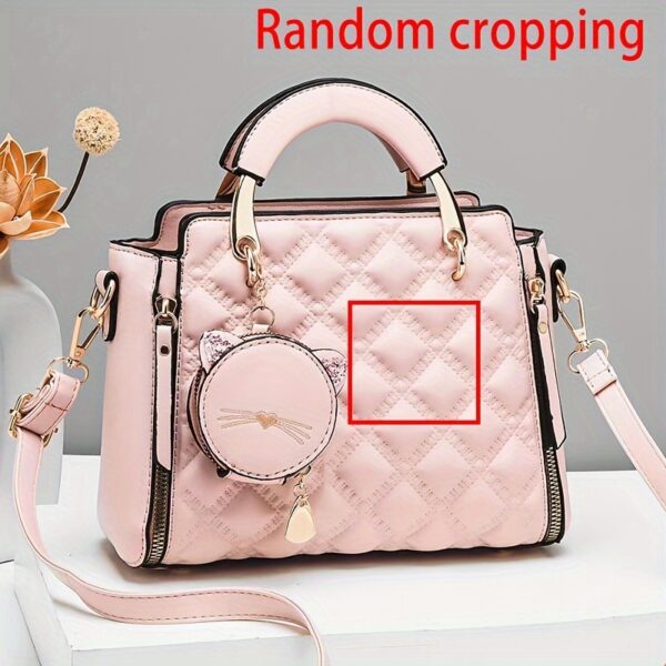 Cat Design Handbags, Trendy PU Leather, Women's Shoulder Bag - Image 20