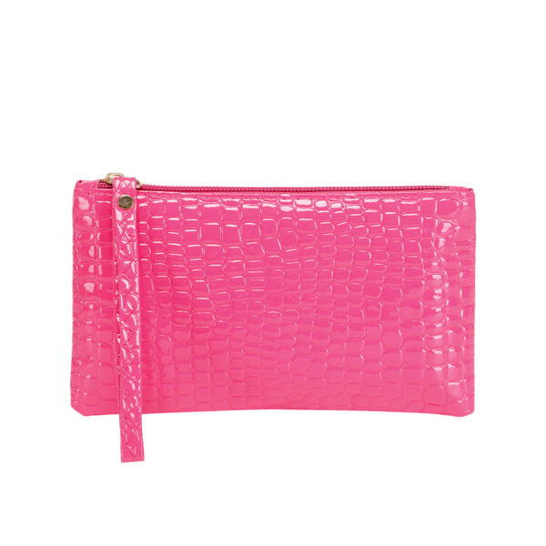 Clutch Bag, Trendy Square Handbag Faux Leather Coin Purse - Image 15