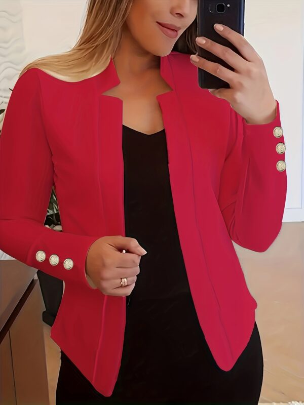 Blazer for Women, Long Sleeve Button - Image 10