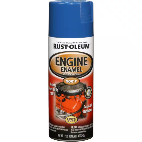 12 Oz. Semi-Gloss Ford Blue Engine Enamel Spray Paint (6-Pack)