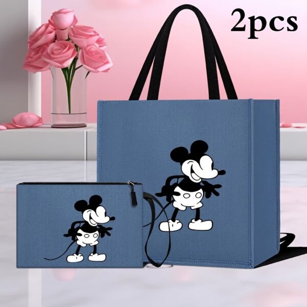 2-Piece Cartoon Print Ladies Bag Set - Image 2