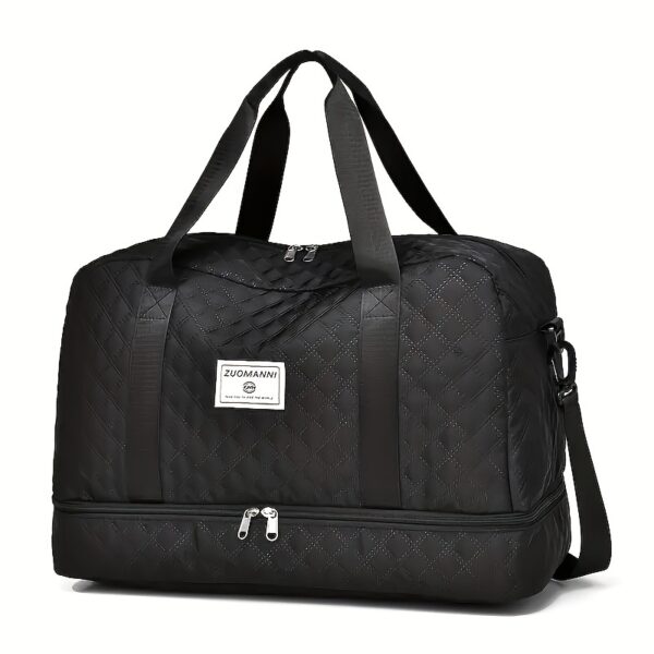 Luxury Large Capacity Travel Duffel Bag with Dry/Wet Separation - Image 3