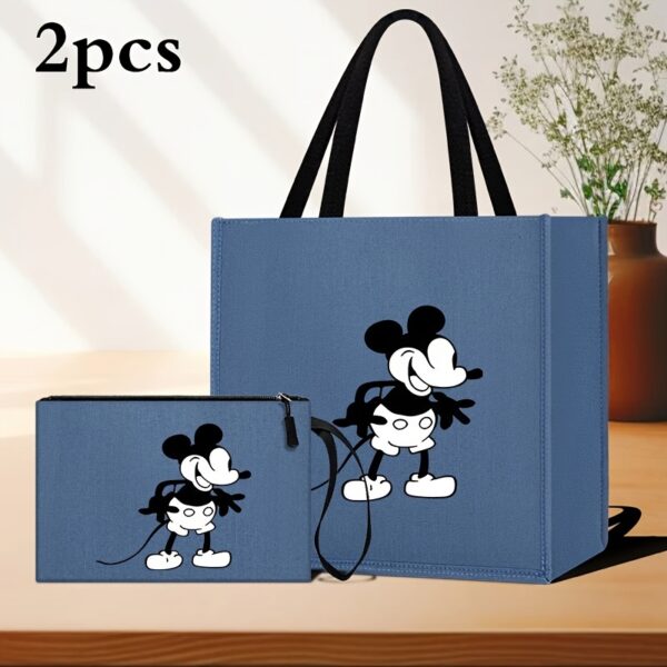 2-Piece Cartoon Print Ladies Bag Set