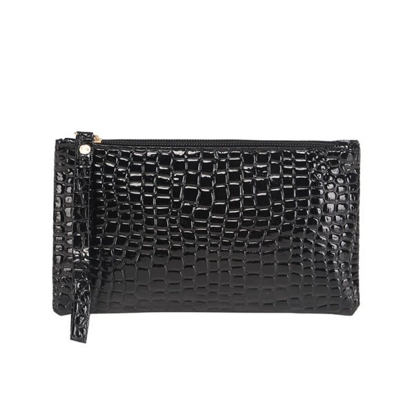 Clutch Bag, Trendy Square Handbag Faux Leather Coin Purse - Image 4