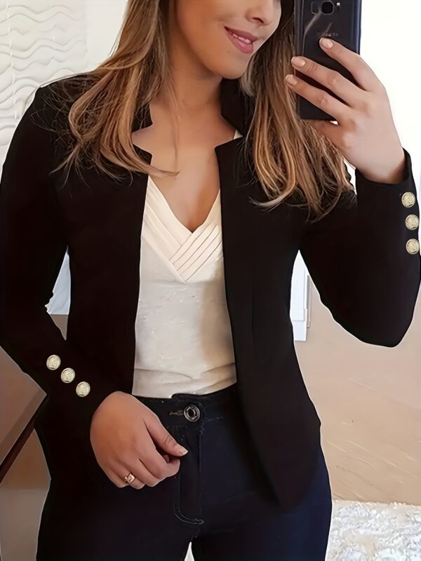 Blazer for Women, Long Sleeve Button - Image 6